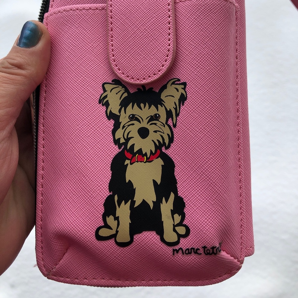 Marc Tatro Yorkshire Terrier wristlet  New w/o tags